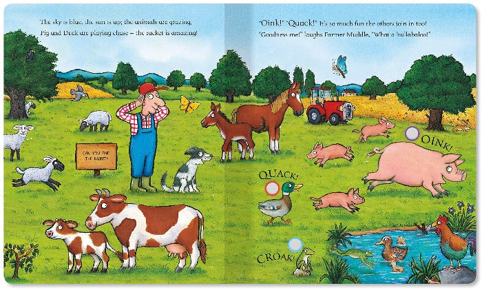 The Noisy Farm Book : A press-the-page sound book