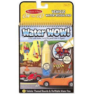 Water Wow! - Vehicle Water Reveal Pad - On the Go Travel Activity