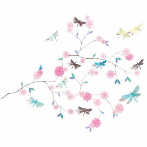 Wall Stickers - Dragonfly Tree
